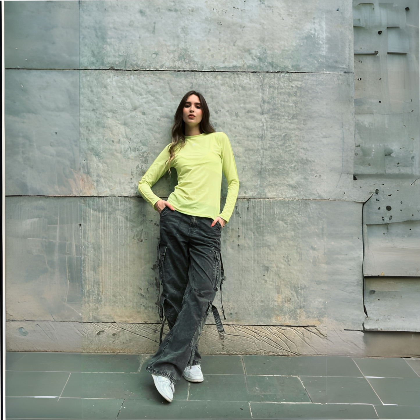 Malla manga larga neón