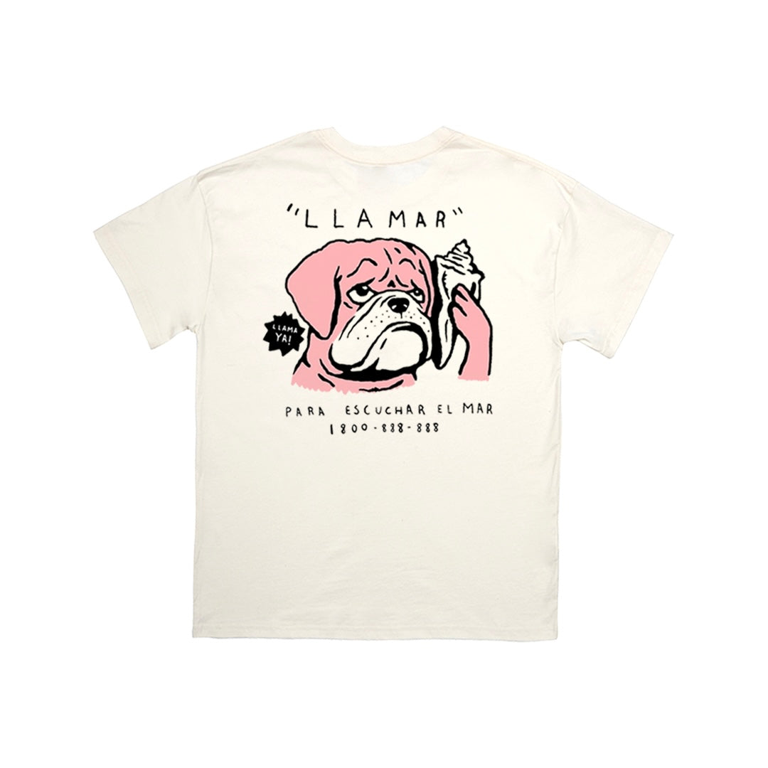Camiseta “Llamar para escuchar el mar”