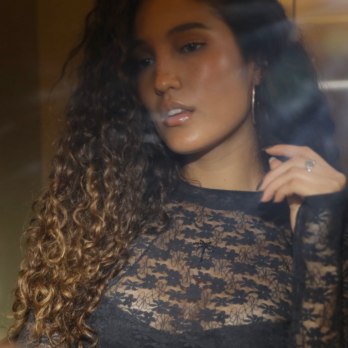 Palm Lace Top